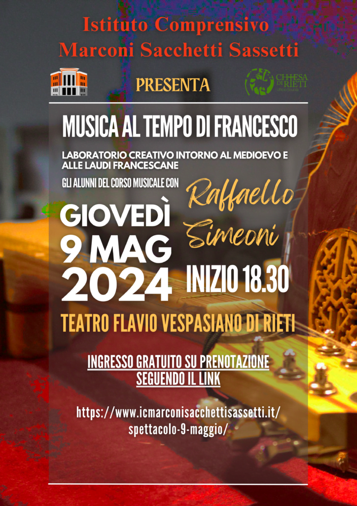 spettacolo 9 maggio i.c. marconi sacchetti rieti
